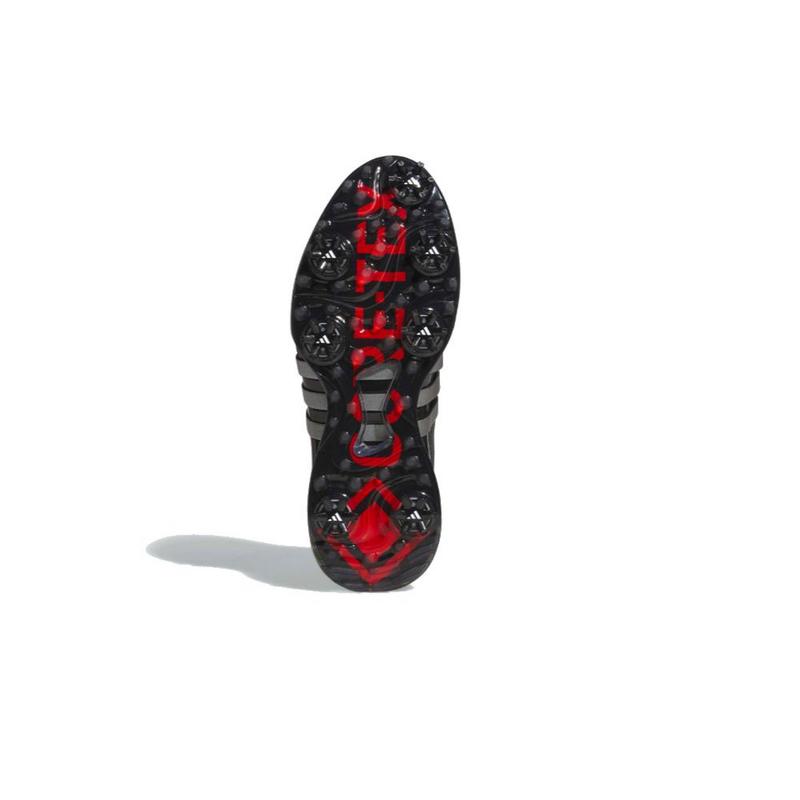adidas Tour360 Gore-Tex Golf Shoes - Core Black/Iron/Lucid Red - main image