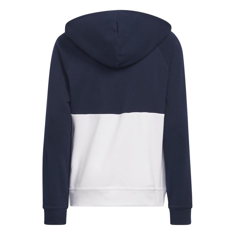 adidas Junior Golf Hoodie - Navy/White - main image