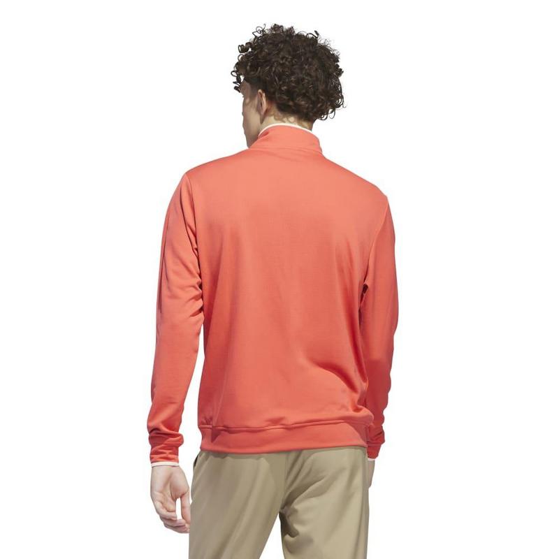 adidas Core Lightweight 1/4 Golf Sweater - Preloved Scarlet - main image