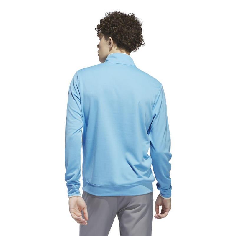 adidas Core Lightweight 1/4 Golf Sweater - Semi Blue Burst - main image