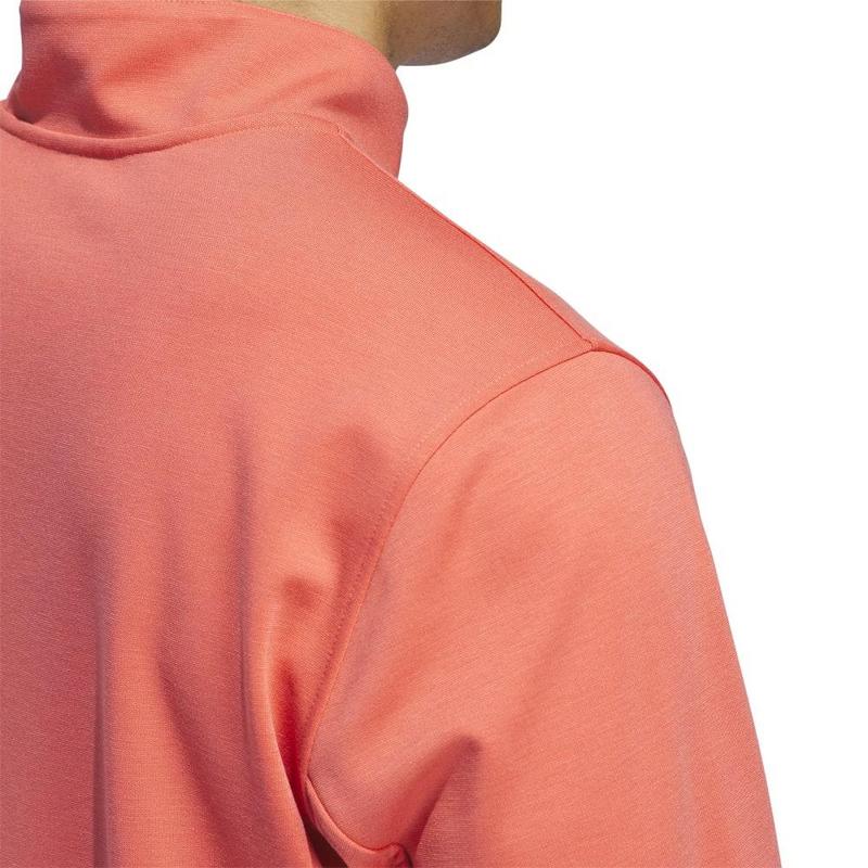 adidas Elevated 1/4 Zip Golf Sweater - Preloved Scarlet - main image