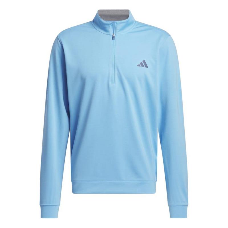 adidas Elevated 1/4 Zip Golf Sweater - Semi Blue Burst - main image