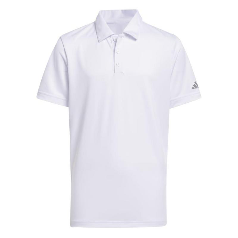 adidas Junior Performance Golf Polo - White - main image