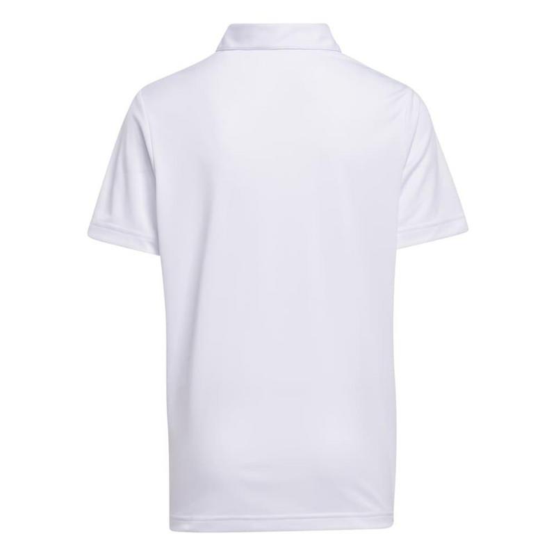 adidas Junior Performance Golf Polo - White - main image