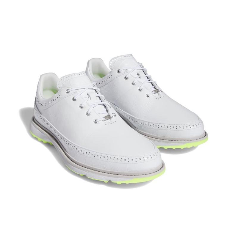 adidas Modern Classic MC80 Golf Shoes - White/Silver/Green - main image