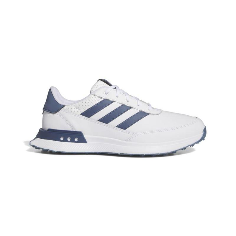 adidas S2G SL 24 Leather Golf Shoes - White/Navy - main image