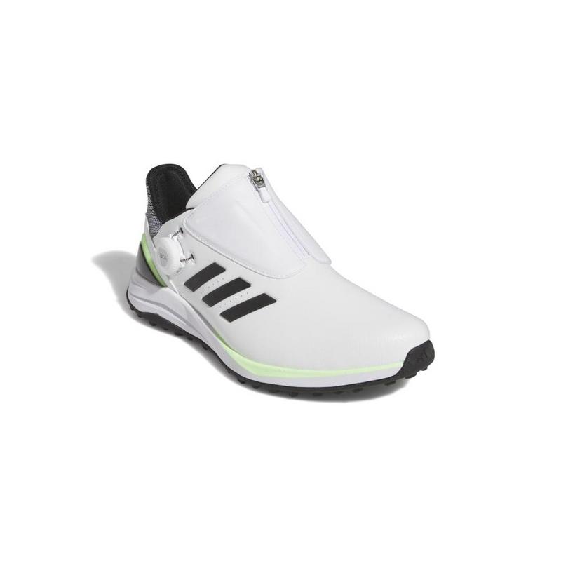 adidas Solarmotion BOA 24 Golf Shoes - White/Black/Green - main image