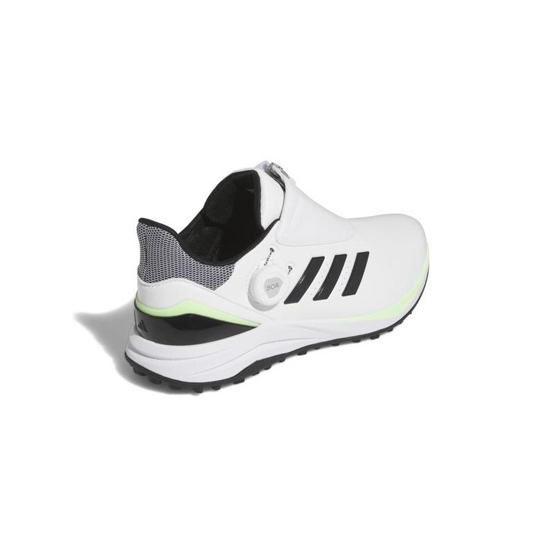 adidas Solarmotion BOA 24 Golf Shoes - White/Black/Green - main image