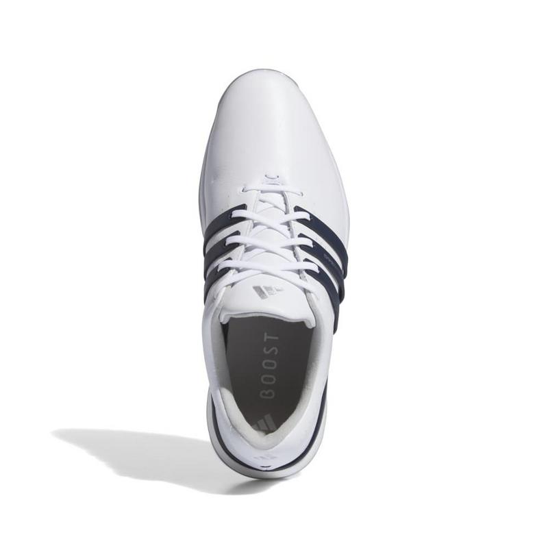 adidas Tour360 24 Boost Golf Shoes - White/Navy/Silver - main image