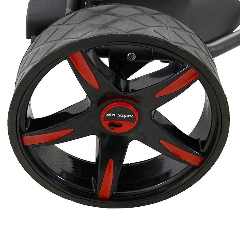 Ben Sayers Electric Golf Trolley - Black/Red 18 Hole Lithium - main image