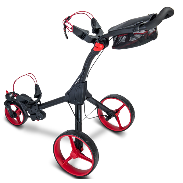 Big Max IQ 360 Golf Push Trolley - Black/Red - main image