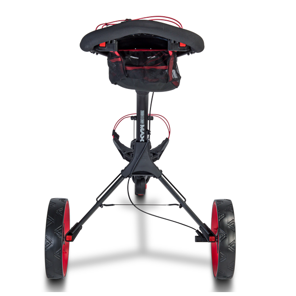 Big Max IQ 360 Golf Push Trolley - Black/Red - main image