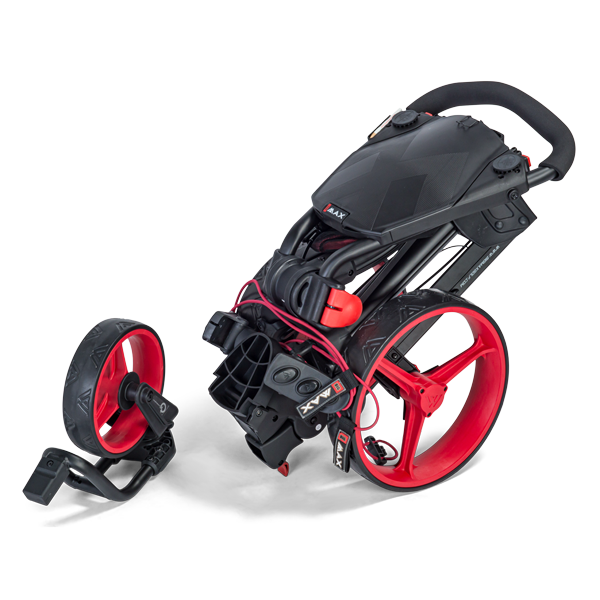 Big Max IQ 360 Golf Push Trolley - Black/Red - main image