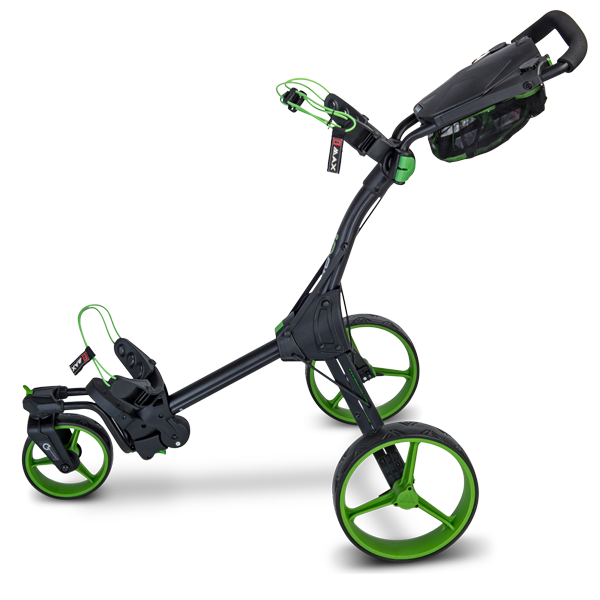 Big Max IQ 360 Golf Push Trolley - Black/Lime
