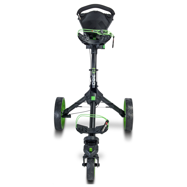 Big Max IQ 360 Golf Push Trolley - Black/Lime