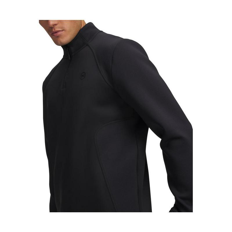 Under Armour UA Drive 1/4 Zip Golf Midlayer - Black - main image