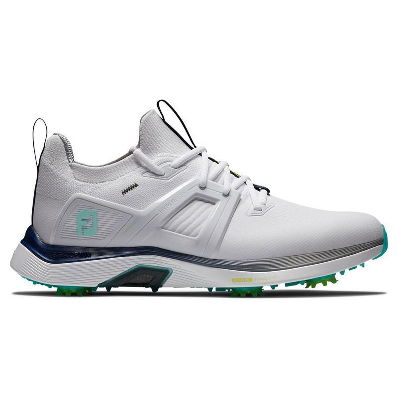 FootJoy Hyperflex Carbon Golf Shoes - White/Charcoal/Teal - main image