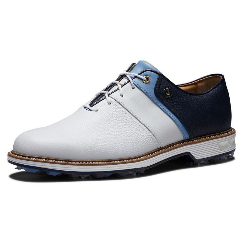 FootJoy Premiere Series Packard Golf Shoes - White/Blue/Navy - main image