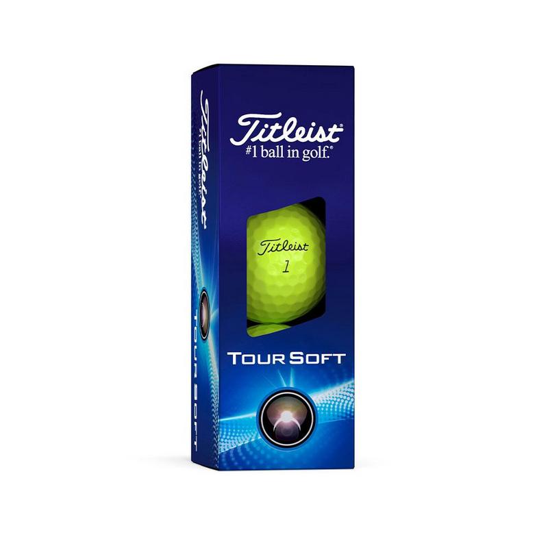 Titleist Tour Soft Golf Balls - Yellow - main image