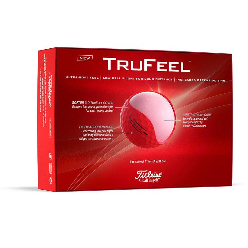 Titleist TruFeel Golf Balls - Red - main image