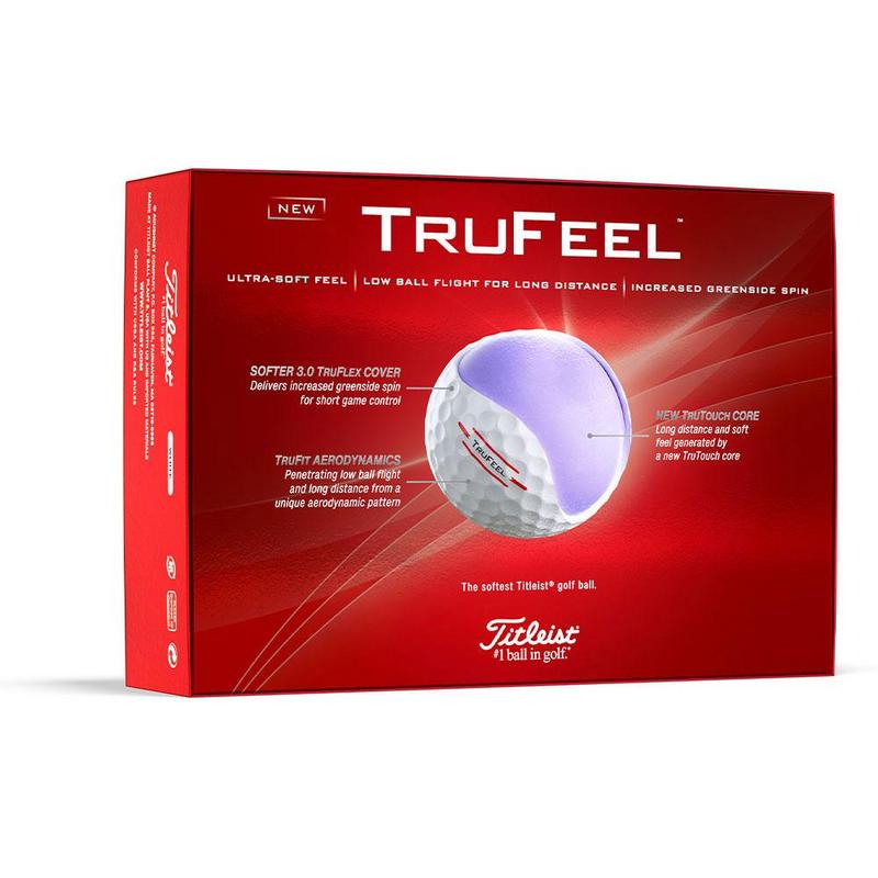 Titleist TruFeel Golf Balls 2024 - White - main image