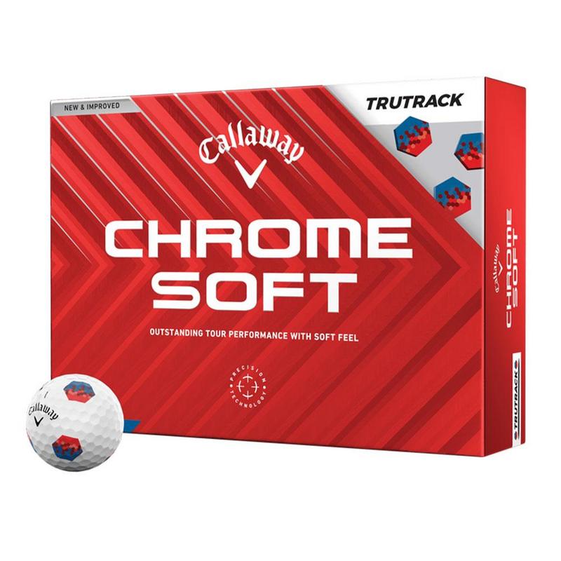 Callaway Chrome Soft TruTrack Golf Balls - White - main image