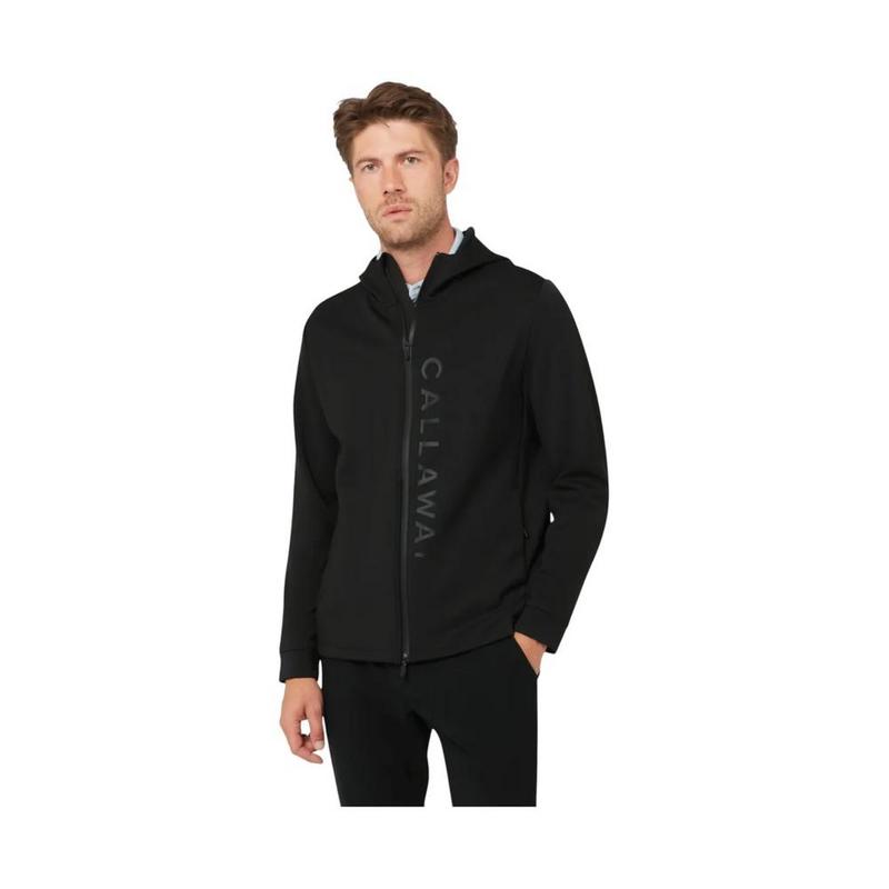 Callaway Full Zip Pure Blend Golf Hoodie - Black Heather - main image