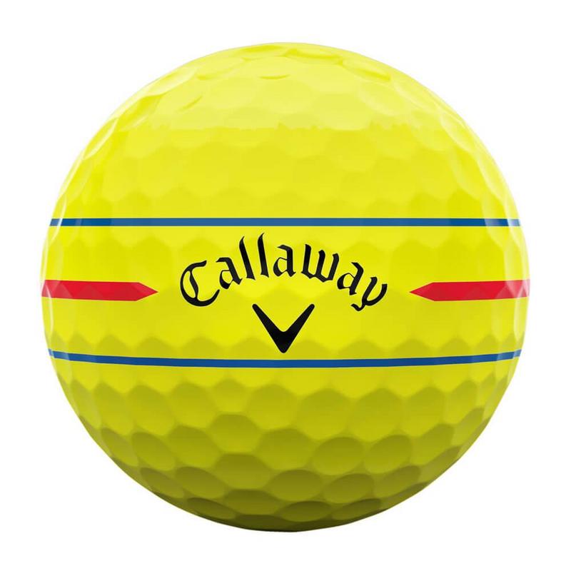 Callaway Chrome Soft 26 360 Triple Track Golf Balls - Yellow - main image