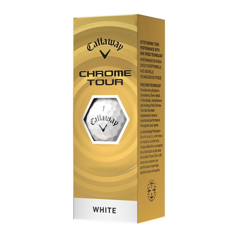 Callaway Chrome Tour 26 Golf Balls - White - main image