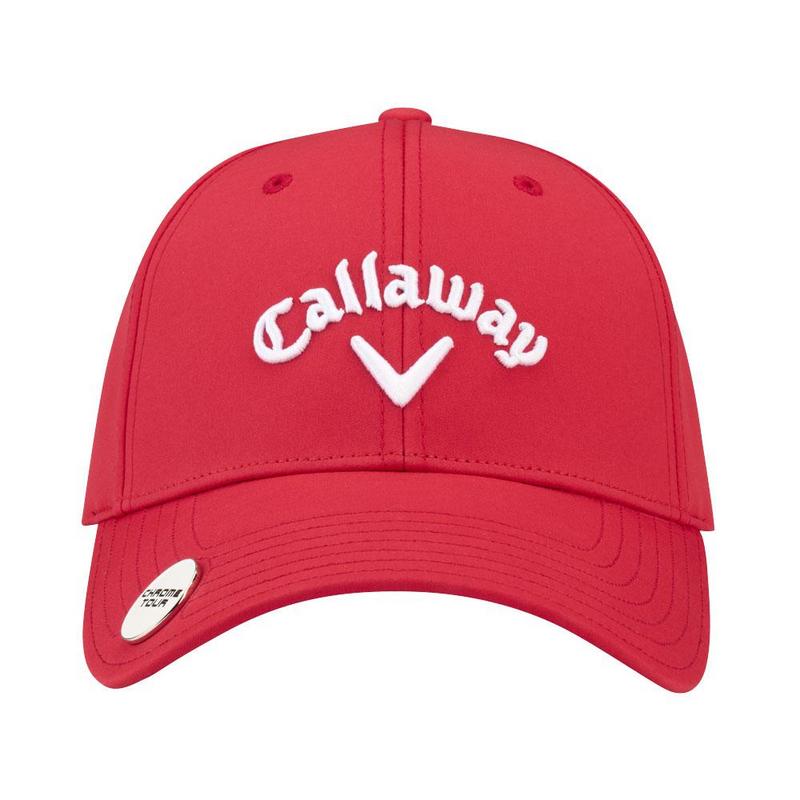 Callaway Stitch Magnet Ball Marker Golf Cap Red - main image