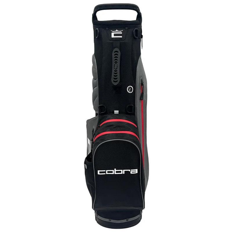 Cobra Ace Waterproof Golf Stand Bag - Quite Shade/White/Black/Red - main image