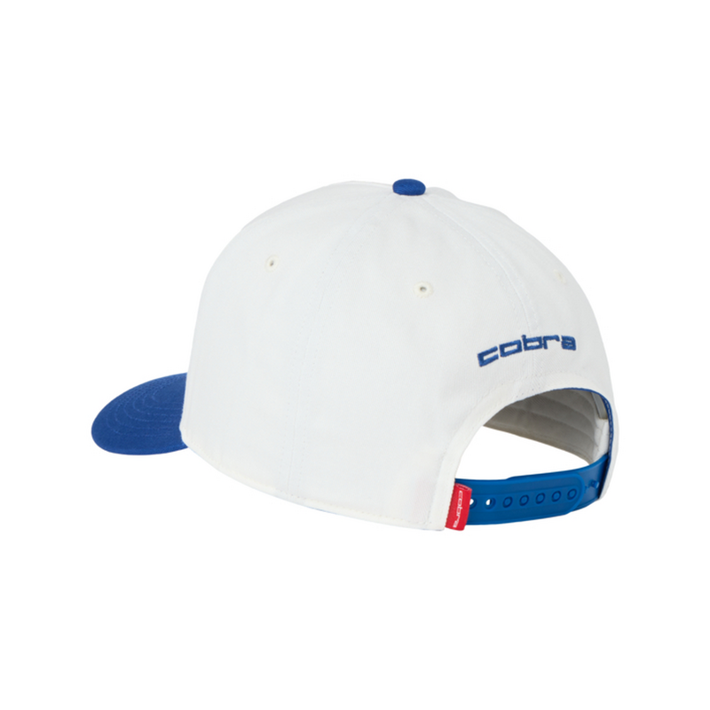 Cobra Structured Line Up Golf Cap White/Blue  - main image