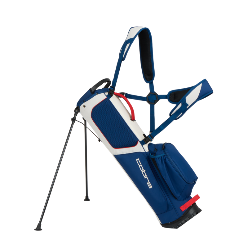 Cobra Ultralight 2 Golf Carry Stand Bag - Estate Blue/Sugared Almond/Pop Red - main image