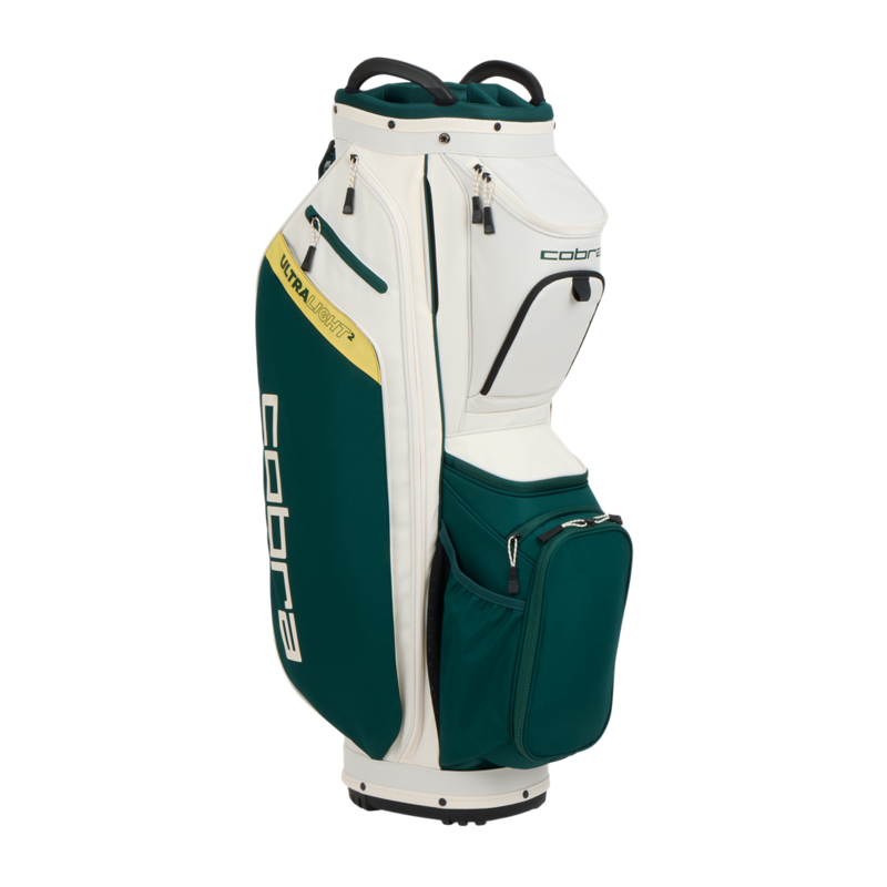Cobra Ultralight 2 Golf Cart Bag - Sugared Almond/Dark Myrtle/Sunny Yellow - main image