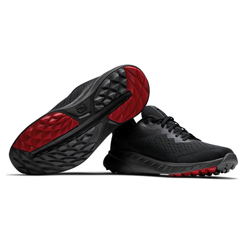 FootJoy Flex XP Golf Shoes - Black/Red - main image