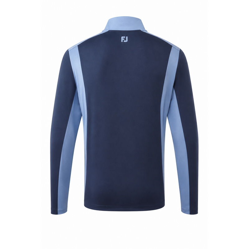 FootJoy ThermoSeries Blocked Golf Midlayer - Navy/Midnight - main image