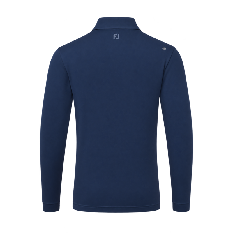 FootJoy ThermoSeries Long Sleeve Golf Polo Shirt - Navy - main image