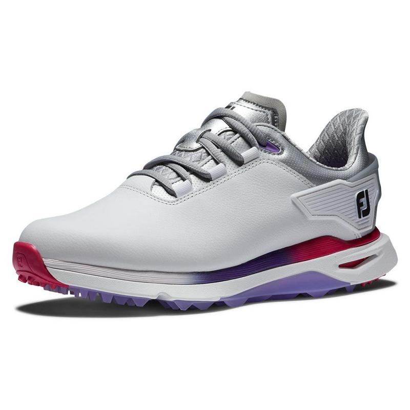 FootJoy Pro SLX Womens Golf Shoes - White/Silver/Multi - main image