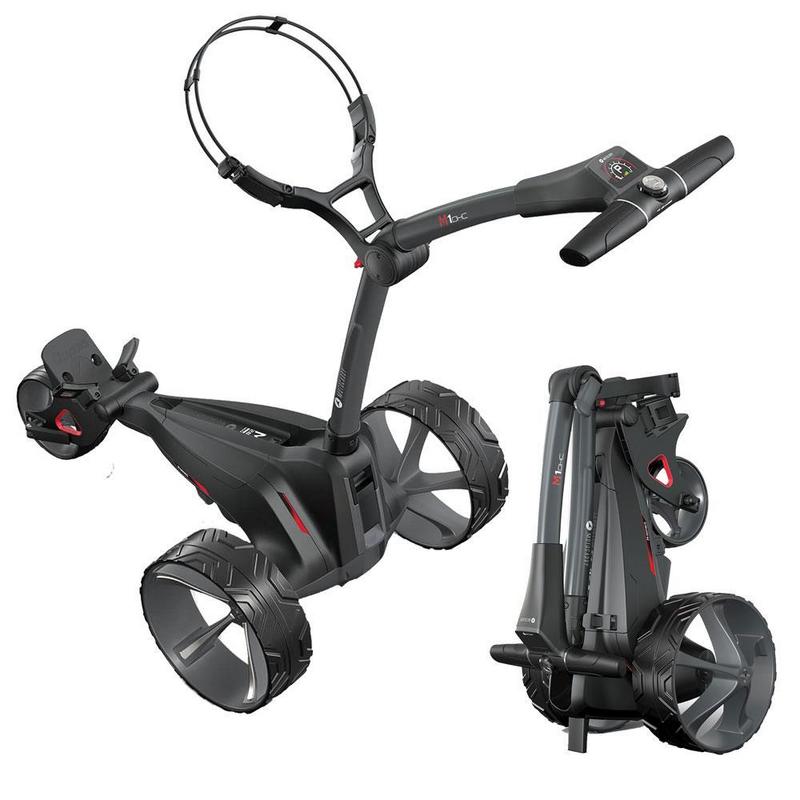 Motocaddy M1 DHC Graphite Electric Golf Trolley - Standard Lithium - main image