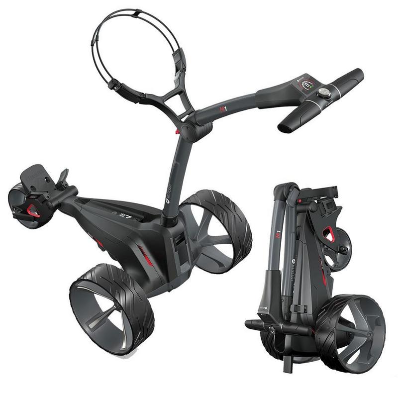 Motocaddy M1 Graphite Electric Golf Trolley 2024 - Ultra Lithium - main image