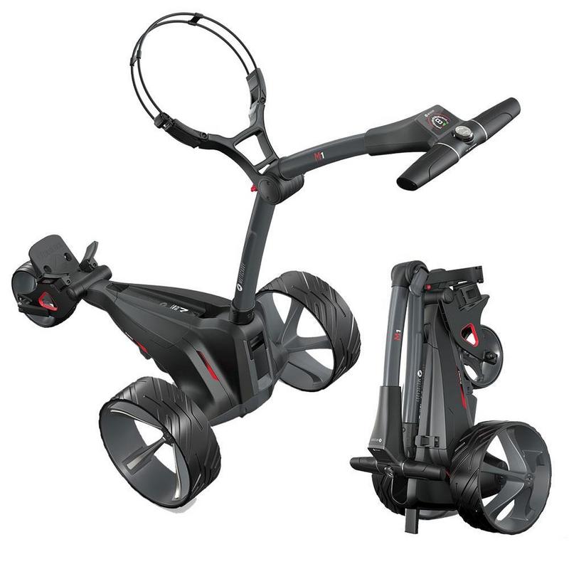 Motocaddy M1 Graphite Electric Golf Trolley - Ultra Lithium - main image