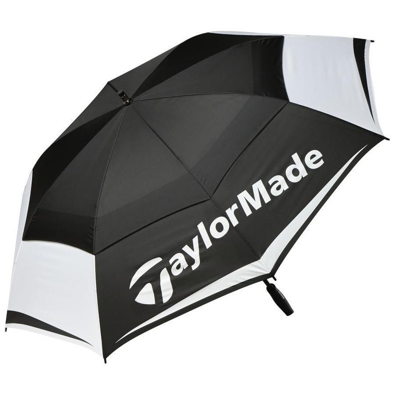 TaylorMade Double Canopy 64'' Golf Umbrella - Black/Grey - main image