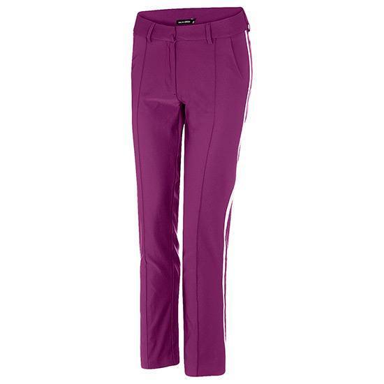Purple golf trousers discount