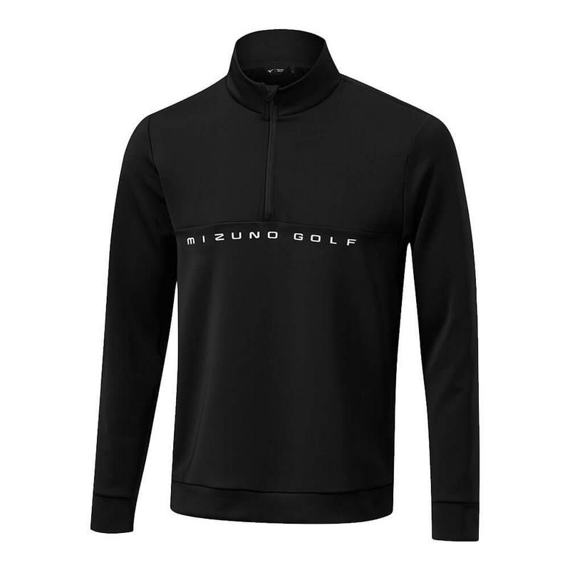 Mizuno Trace 1/4 Zip Golf Midlayer - Black - main image