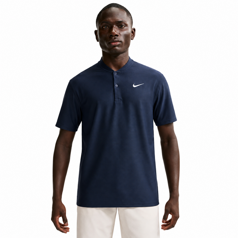 Nike Dri-Fit Velocity Blade Collar Golf Polo Shirt - Navy - main image