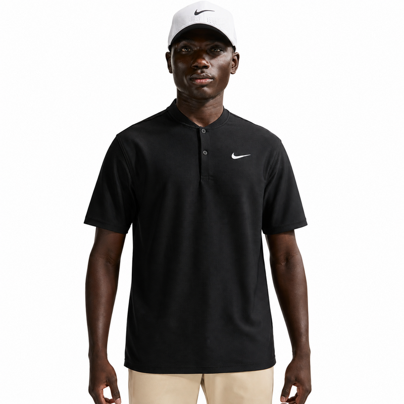 Nike Dri-Fit Velocity Blade Collar Golf Polo Shirt - Black - main image