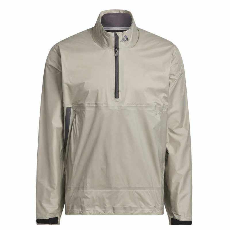 adidas Climaproof Half Zip Waterproof Jacket - Silver Pebble - main image