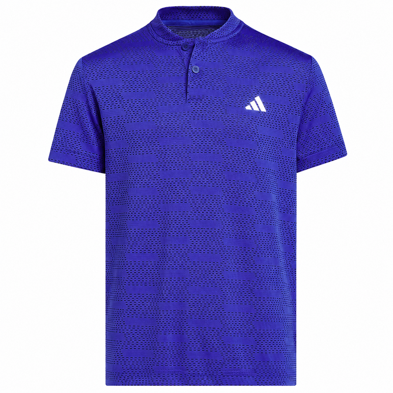 adidas Jacquard Junior Golf Polo Shirt - Dual Indigo - main image