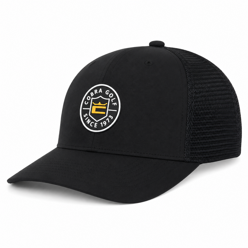 Cobra Shield Trucker Golf Cap Black - main image