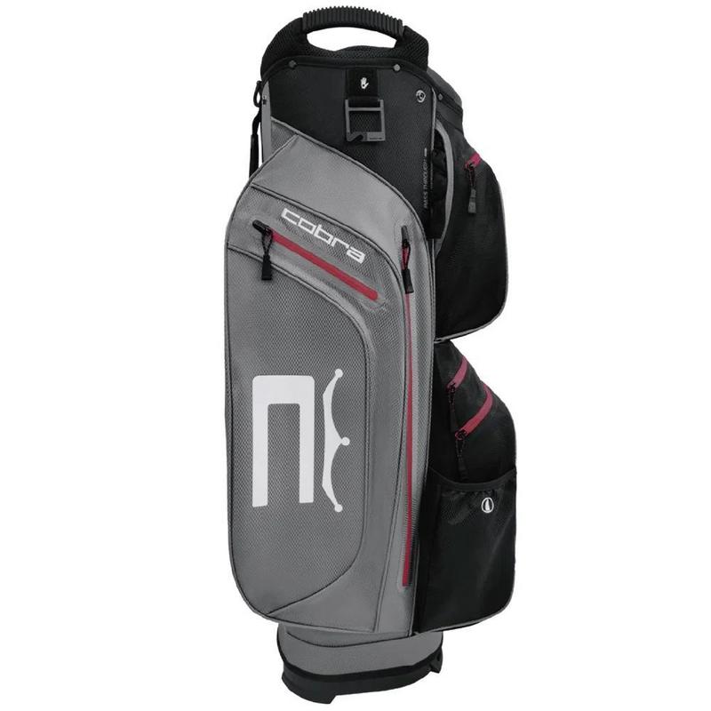 Cobra Ace Waterproof Golf Cart Bag - Quite Shade/White/Black/Red - main image